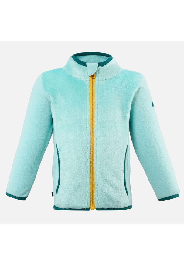 LUGIK - Bluza narciarska / na sanki dla dzieci Wedze Midwarm. Kolor: niebieski. Materiał: poliester, materiał. Sezon: zima. Sport: narciarstwo