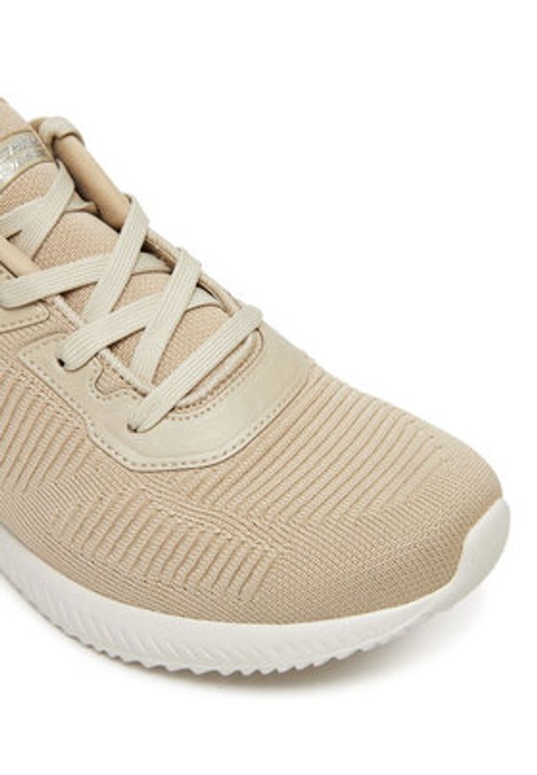 skechers - Skechers Sneakersy 32504/NAT Beżowy. Kolor: beżowy. Materiał: materiał