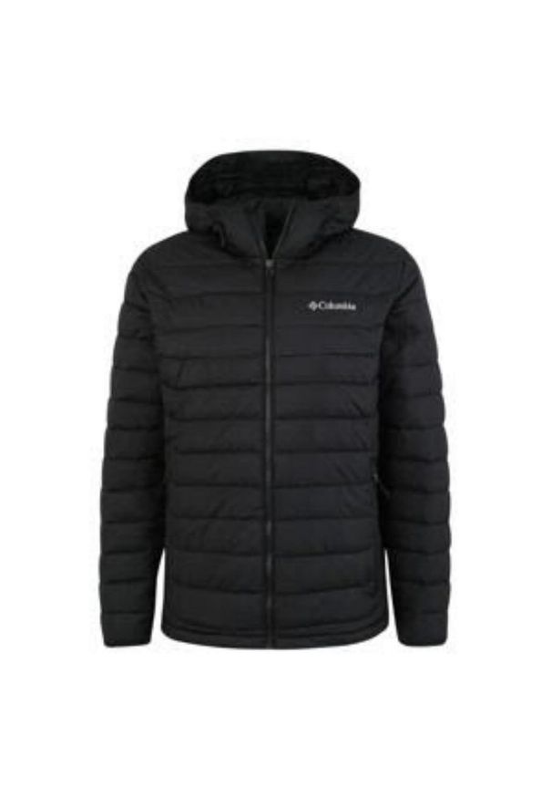 columbia - Kurtka przejściowa z kapturem Powder Lite. Typ kołnierza: kaptur. Kolor: czarny. Materiał: poliester. Sport: turystyka piesza