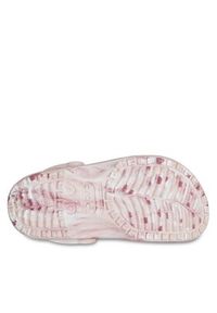 Crocs Klapki Classic Marbled Clog 206867 Różowy. Kolor: różowy