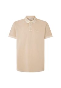 Polo Pepe Jeans New Oliver GD. Typ kołnierza: polo. Kolor: beżowy #1