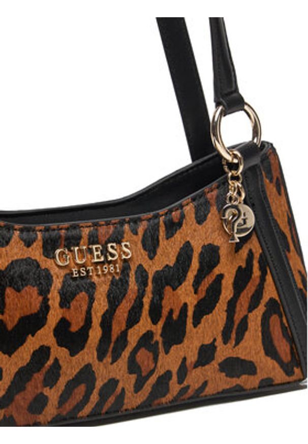 Guess Torebka HWLO75 29180 Brązowy. Kolor: brązowy. Materiał: skórzane