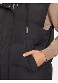 Replay - REPLAY Bezrękawnik W7858 .000.84998 Czarny Regular Fit. Kolor: czarny. Materiał: syntetyk. Długość rękawa: bez rękawów #5