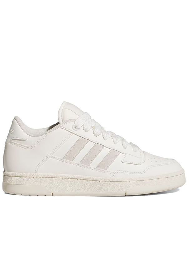 Adidas - Buty damskie adidas Sportswear Rapid Court Low JP5249 - białe. Okazja: na co dzień. Kolor: biały. Materiał: materiał, syntetyk, guma, skóra. Szerokość cholewki: normalna