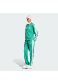 Adidas - Dres Dayready. Kolor: zielony. Materiał: dresówka. Sport: fitness #1