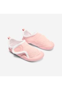 Decathlon - Buty dla dzieci Domyos Babylight 550. Kolor: biały, różowy, wielokolorowy