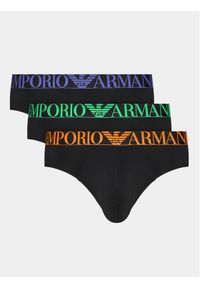 Emporio Armani Underwear Komplet 3 par slipów 111734 4R726 29821 Czarny. Kolor: czarny. Materiał: bawełna #1