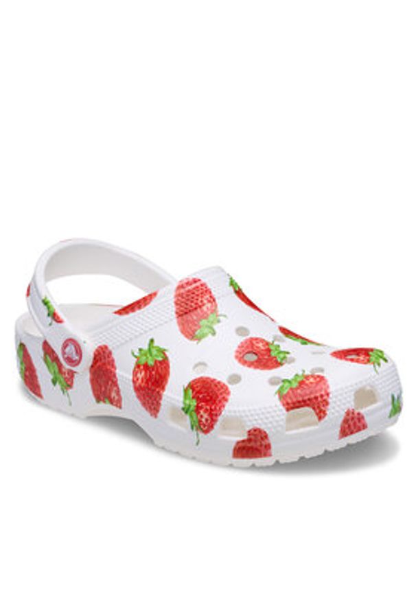 Crocs Klapki Classic Fresh Fruits Clog 211008 Biały. Kolor: biały
