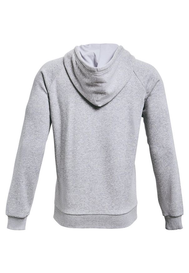 Bluza sportowa męska Under Armour Rival Fleece FZ Hoodie. Kolor: szary. Styl: sportowy