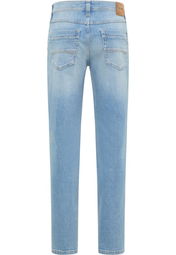 Męskie Spodnie Jeansowe Mustang Style Washington Straight Denim Blue 1014877 5000 313
