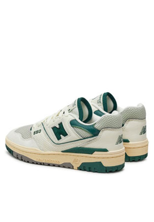 New Balance Sneakersy BB550CPE Biały. Kolor: biały. Materiał: skóra