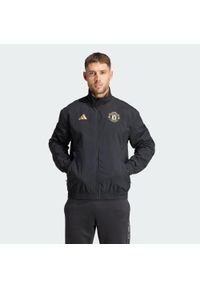 Adidas - Bluza Manchester United Stone Roses Anthem. Kolor: wielokolorowy, czarny. Materiał: materiał. Sport: piłka nożna #1