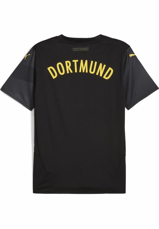 Puma - Męska koszulka wyjazdowa Borussia Dortmund 24/25 PUMA Black Faster Yellow. Kolor: żółty, wielokolorowy, czarny