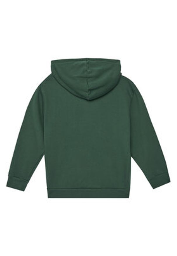 Guess Bluza L5YQ25 KAV34 Zielony Oversize. Kolor: zielony. Materiał: bawełna