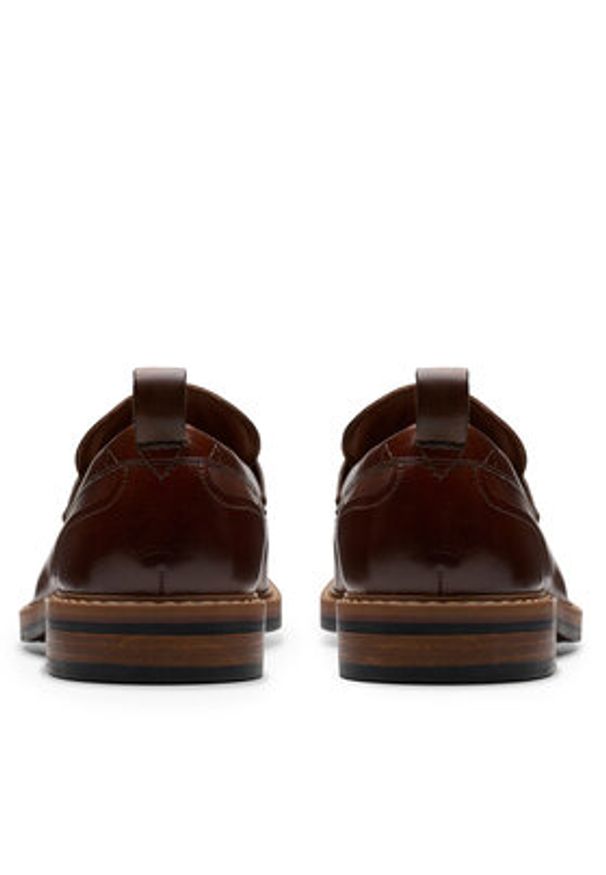 Clarks Mokasyny Aldwin Step 26178430 Brązowy. Kolor: brązowy. Materiał: skóra