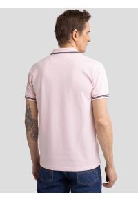Big-Star - Koszulka męska polo różowa Wladym 600. Typ kołnierza: polo. Kolor: różowy. Materiał: bawełna, dzianina. Wzór: nadruk #4