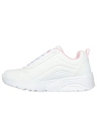 skechers - Buty sportowe dla dzieci Skechers Uno Lite Easy Zip. Okazja: na uczelnię. Kolor: biały. Materiał: materiał, syntetyk, tkanina. Model: Skechers Sport. Sport: joga i pilates #2
