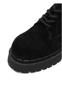 Badura Półbuty EO-ARLETH-25FW12 Czarny. Kolor: czarny. Materiał: zamsz, skóra #4