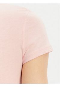 Tommy Jeans T-Shirt DW0DW20459 Różowy Slim Fit. Kolor: różowy. Materiał: bawełna #4