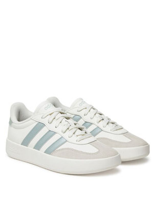 Adidas - adidas Sneakersy Barreda JI4905 Biały. Kolor: biały. Materiał: skóra