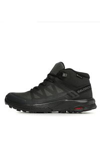 salomon - Salomon Trekkingi Outrise Mid Gtx W L47160500 Czarny. Kolor: czarny. Materiał: materiał