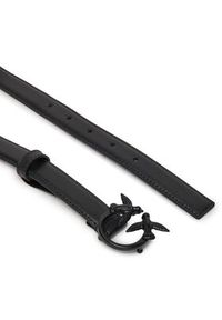 Pinko Pasek Damski Love Berry H2 Belt. PE 24 PLT01 100143 A1K2 Czarny. Kolor: czarny. Materiał: skóra