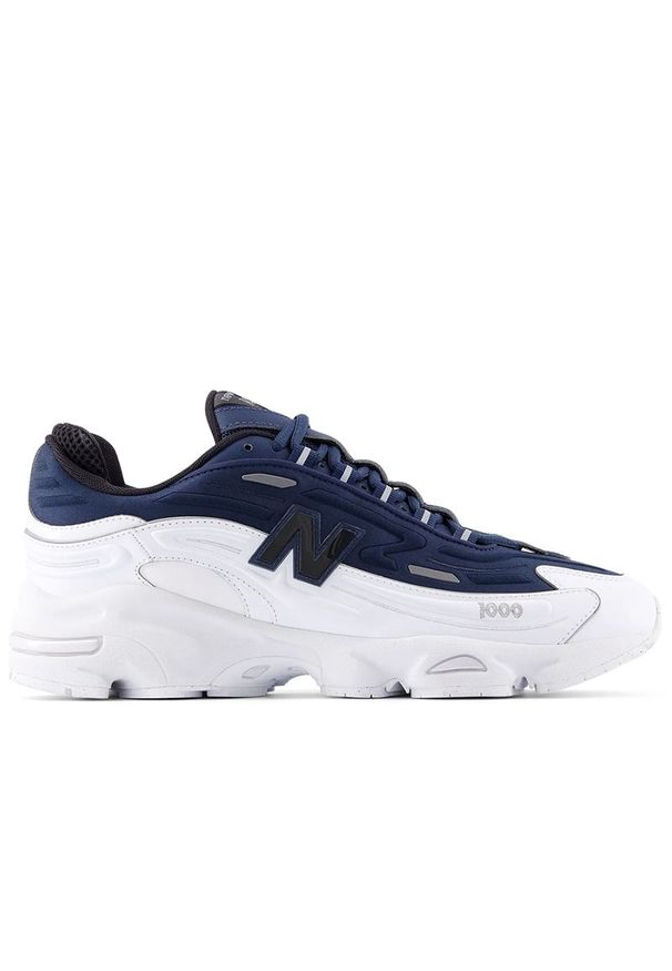 Buty unisex New Balance M1000DC - białe. Kolor: biały. Materiał: materiał, syntetyk. Szerokość cholewki: normalna