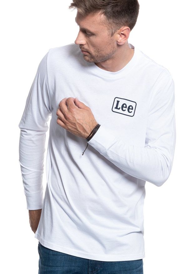 Lee - LEE LEE LS MĘSKA BLUZKA Z DŁUGIM RĘKAWEM STRIPE WHITE L61CBC12 112113777. Długość rękawa: długi rękaw. Długość: długie