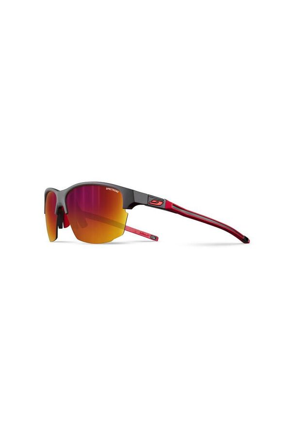 JULBO - Okulary przeciwsłoneczne sportowe Julbo Split Spectron 3. Kolor: czerwony, wielokolorowy, czarny