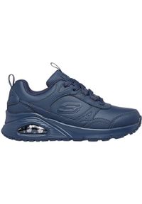 skechers - Adidasy Skechers Uno Gen1-class Edge, Mężczyźni. Kolor: niebieski. Materiał: syntetyk, materiał. Sport: fitness