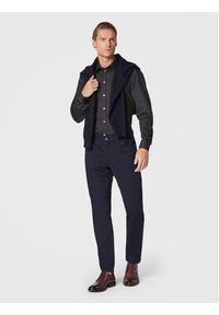 Gino Rossi Koszula Civetta GR22-KOM510 Czarny Regular Fit. Kolor: czarny. Materiał: bawełna