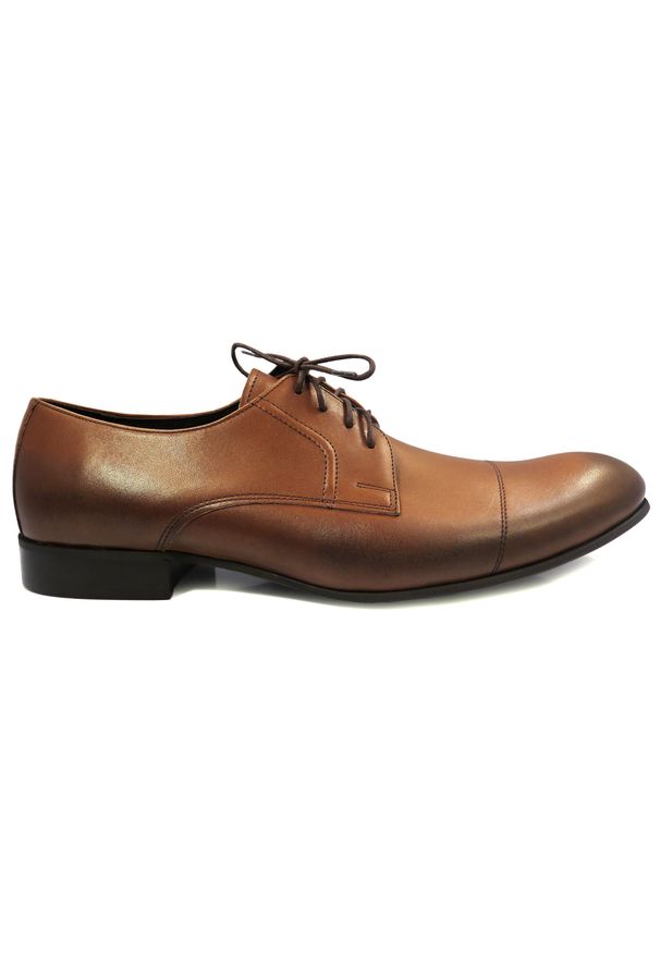 Brązowe półbuty Faber eleganckie
