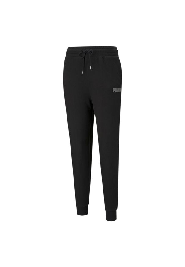 Spodnie damskie Puma Modern Basics High czarne. Kolor: czarny. Długość: długie