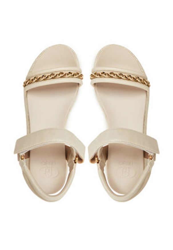 Liu Jo Sandały Frida SA5105 EX014 Biały. Kolor: biały. Materiał: skóra