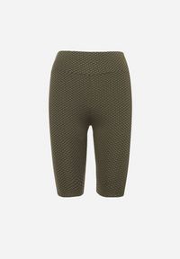 Born2be - Zielone Szorty Kolarki z Efektem Push-Up Briala. Kolor: zielony. Styl: sportowy, elegancki #6