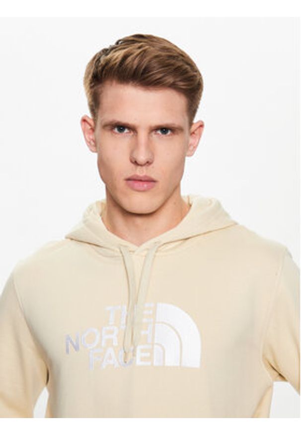 The North Face Bluza Light Drew Peak NF00A0TE Beżowy Regular Fit. Kolor: beżowy. Materiał: syntetyk