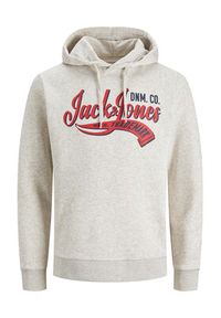 Jack & Jones - Jack&Jones Bluza Logo 12233597 Szary Standard Fit. Kolor: szary. Materiał: bawełna #3