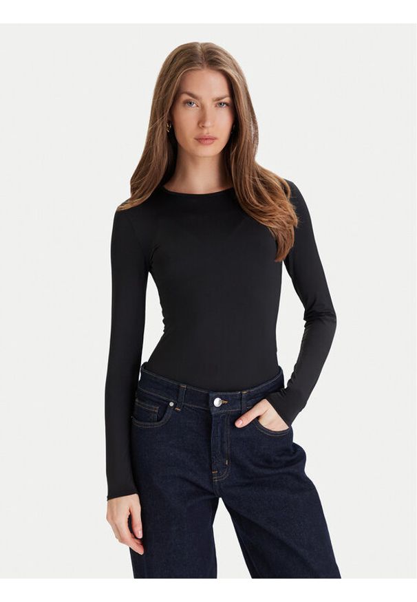 only - ONLY Body Frida 15343926 Czarny Slim Fit. Kolor: czarny. Materiał: syntetyk