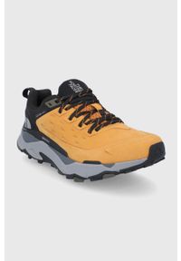 The North Face Buty męskie kolor żółty. Nosek buta: okrągły. Zapięcie: sznurówki. Kolor: żółty. Materiał: guma #5