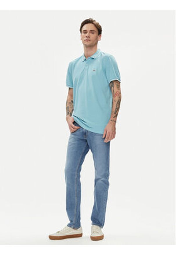 Lee Jeansy Rider 112352845 Niebieski Slim Fit. Kolor: niebieski