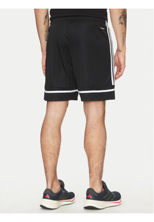 Adidas - adidas Szorty sportowe Squadra 25 JN5469 Czarny Regular Fit. Kolor: czarny. Materiał: syntetyk