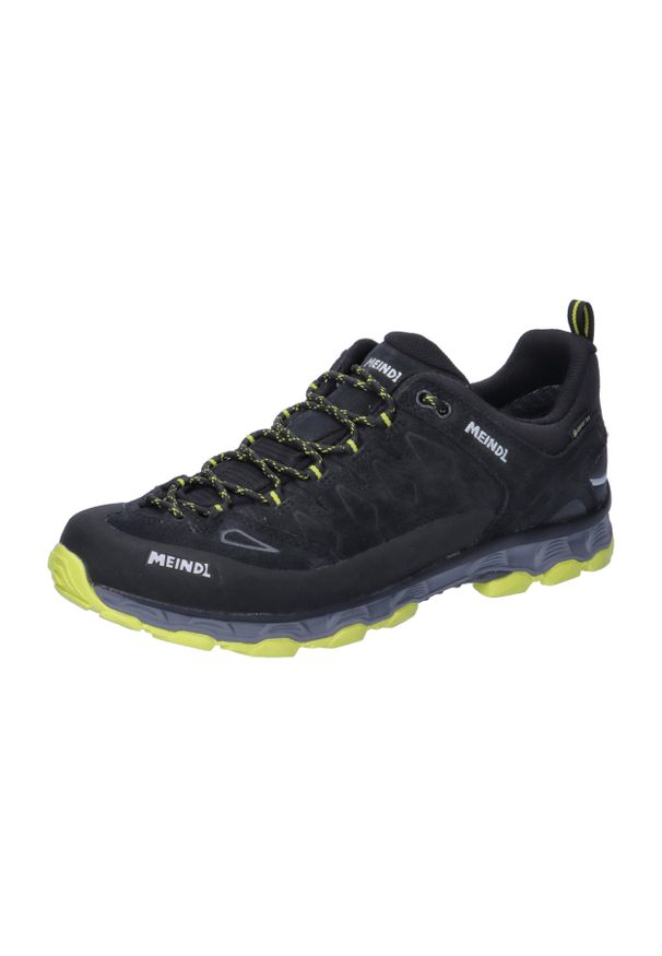 MEINDL - Buty trekkingowe męskie Meindl 396601. Zapięcie: sznurówki. Kolor: czarny, wielokolorowy. Materiał: syntetyk, materiał, skóra. Szerokość cholewki: normalna. Sport: turystyka piesza