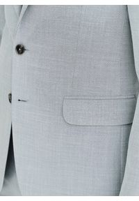 Pako Lorente - PAKO LORENTE – Szara marynarka garniturowa. Kolor: szary. Materiał: poliester, elastan, wiskoza. Wzór: gładki. Styl: młodzieżowy #9