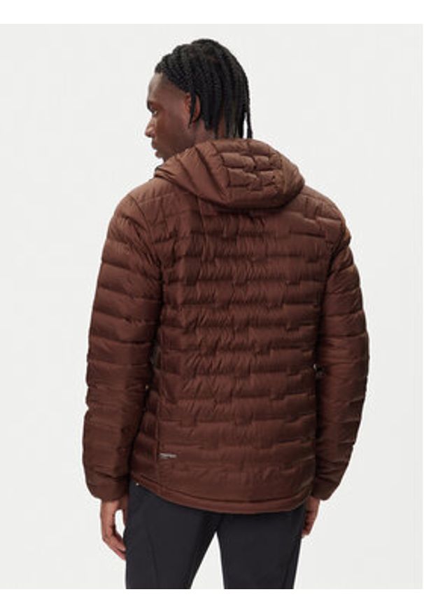 Jack Wolfskin Kurtka puchowa Passamani A61831 Brązowy Regular Fit. Kolor: brązowy. Materiał: syntetyk