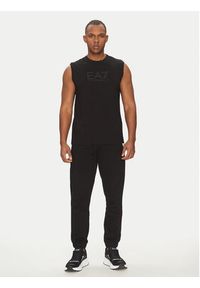 EA7 Emporio Armani Tank top 7M000223 AF10375 UC001 Czarny Regular Fit. Kolor: czarny. Materiał: bawełna