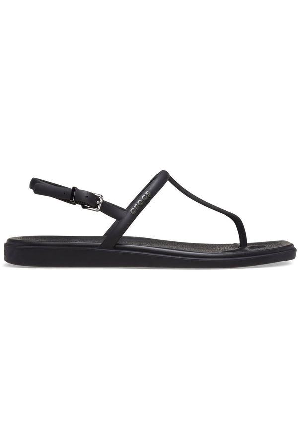 Crocs - Sandały damskie Miami Toe Loop Sandal. Kolor: czarny