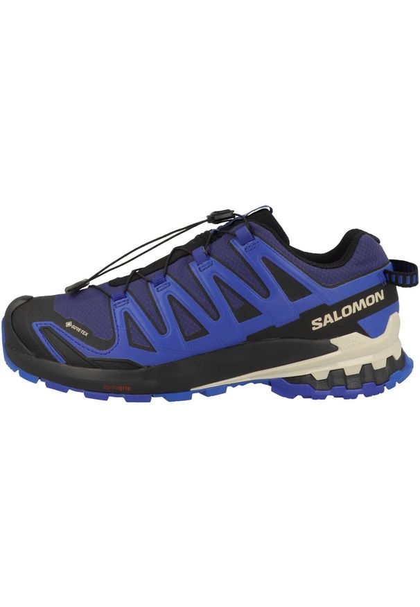 salomon - Buty do biegania męskie Salomon Xa Pto 3d V9 Gtx. Kolor: niebieski. Materiał: materiał, syntetyk. Szerokość cholewki: normalna