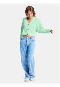 Roxy Kardigan Missing The Sun ERJSW03677 Zielony Regular Fit. Kolor: zielony. Materiał: syntetyk #2