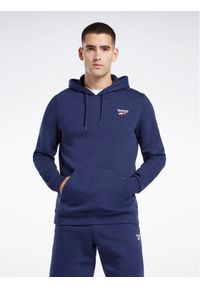 Reebok Bluza Reebok Identity Fleece Over-the-Head Hoodie IB2994 Niebieski. Kolor: niebieski. Materiał: bawełna #1