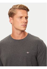 GANT - Gant T-Shirt Shield 2003184 Szary Regular Fit. Kolor: szary. Materiał: bawełna #5